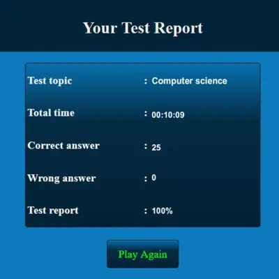 computerscienceMCQ android App screenshot 0