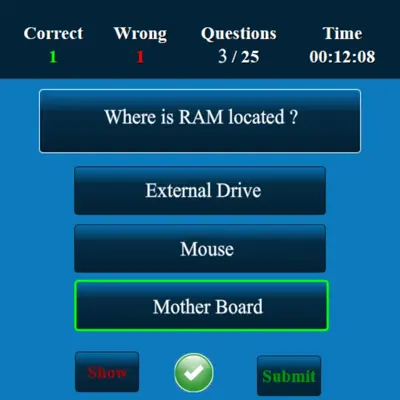 computerscienceMCQ android App screenshot 1